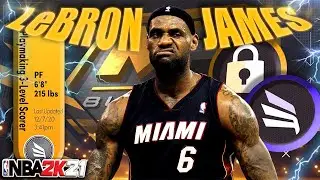 My NEW 85 BADGES MIAMI LeBron James Build - NBA 2K21 PS5