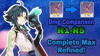 DeathMatch R1-R5 To Xiao Dmg Test! | Build | Mobile | Genshin Impact 3.4