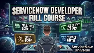 ServiceNow Developer Full Course | Learn ServiceNow Scripting in just 3 hours | ServiceNow