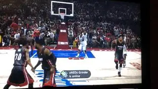 NBA 2k13 one handed windmill