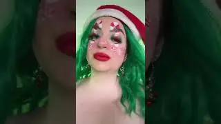 Candy Cane Lane Makeup #shorts