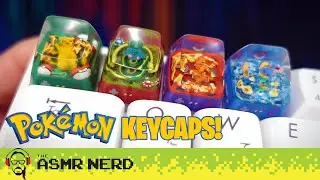 Best. Keycaps. EVER! Pokémon Artisan Keycaps & CIY Tester-68 Keyboard Kit ASMR (soft spoken, typing)