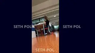 White socks shoeplay mocasin in library (FULL VIDEO IN DESCRIPTIONS)