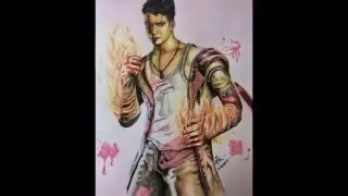 Colour Pencile Drawing of Dante from Devil May Cry 5 ~ DMC5  by Shafik