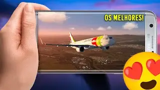 OS 5 MELHORES JOGOS DE AVIÃO GRÁTIS PARA CELULAR!
