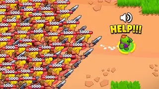 1 SPIKE vs 100 BULLS! (Brawl Stars Fails & Epic Wins! 