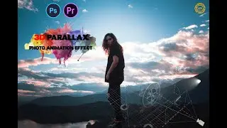 how to make 3d parallax  photo animation in Adobe premiere Pro & 