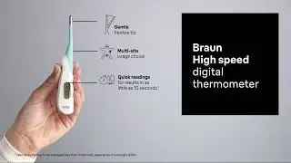 Discover Braun High speed digital thermometer