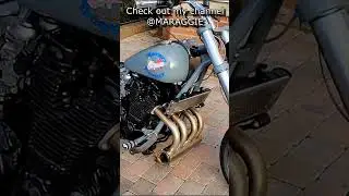 Custom Yamaha XJR1300 chop - exhaust sound 