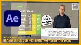 Geanimeerd weerbericht in After Effects Deel 4