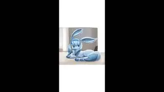 Glaceon at home 1st ibisPaint testing