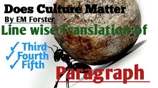 Does Culture Matter by 