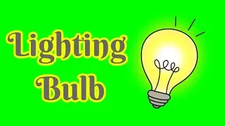 Lighting Bulb Green Screen Effect Video || Bulb No Copyright Green Screen Free to Use