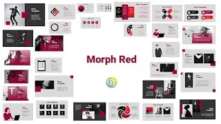 Red Morph Powerpoint Template Free Download