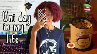 uni day in my life | grwm, starting my dissertation and cooking