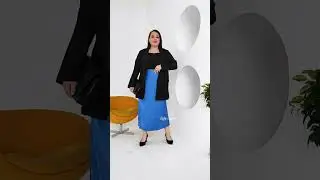 Юбка атласная