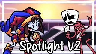 FNF Spotlight V2 But Pomni and Gangle Sings it