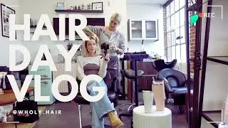 sister hair day vlog!! // Wholy Hair