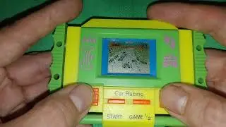 Juego handheld lcd car racing años 80