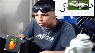 milo j creando el beat de El infierno