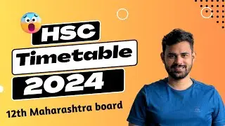 HSC timetable 2024 | 12th Maharashtra Board exam 2024 update
