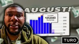 My Turo Earnings For August 2023!! (Must Watch)