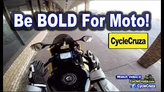 Where to Park Motorcycle? Be BOLD and Park at Door | MotoVlog
