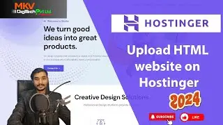 How to Upload HTML Website on Hostinger | how to add html and css code in hostinger 