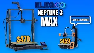 ELEGOO NEPTUNE 3 MAX  - HUGE 3D PRINTER FOR ONLY $470!