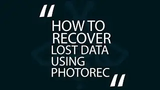 HOW TO RECOVER LOST DATA USING PHOTOREC | 