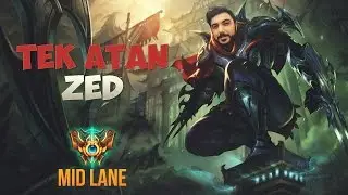 LoL - Tek Atan Zed - Challenger Mid Lane #13