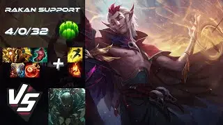 SUPPORT Rakan vs Pyke - EU Grandmaster Patch 14.17
