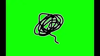 green screen thinking icon or effect