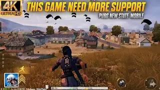 THIS GAME NEED MORE SUPPORT!✅ || NEW STATE MOBILE | 4K HDR GAMEPLAY🔥