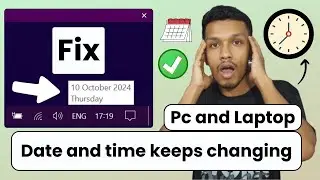 Date and time keeps changing problem solve pc and laptop | date and time not updating in windows