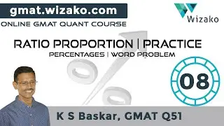 GMAT Percentages Questionbank  | GMAT 500 Level Word Problem | GMAT Maths Questions