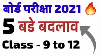 5 Big Changes in Cbse Board exam 2021