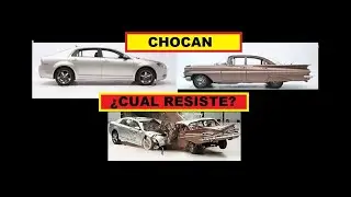 CHOQUE ENTRE AUTO MODERNO Y ANTIGUO ¿El mejor y más resistente? #ciencia #materiales #tecnología