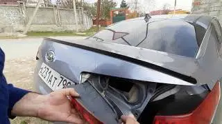 КАК ПОМЕНЯТЬ ЛАМПУ ЗАДНЕГО ХОДА НА КИА ОПТИМА