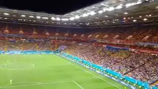 Атмосфера матча Бразилия - Швейцария