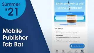 Experience Cloud: Mobile Publisher Tab Bar | Salesforce Product Center