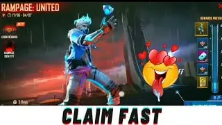 RAMPAGE ALL REWARDS FREE 😍 ONLY 0.01% PLAYERS KNOW ABOUT THIS @-REX_