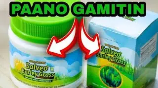 Paano gamitin ang Salveo Barley Grass