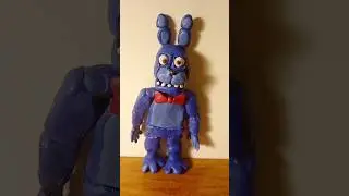Бонни из фнаф 1 из пластилина