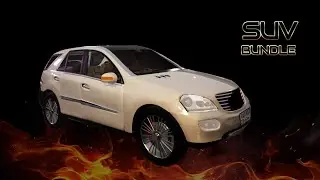Dexsoft Games: SUV Bundle/Animated and Drivable/Unreal Engine Blueprints