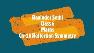 class 6 ch 20 reflection symmetry