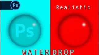 how to create water drop in Adobe photoshop in urdu /hindi || quick tutorial video