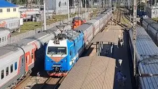 ЭП1М-637 с поездом №233 Новороссийск - Москва