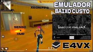 BEST LOW COST PC LITE EMULATOR 🔥E4VX 4.240.20.1016BEST SENSI + FREE FIRE V7A + PERFORMANCE🚀