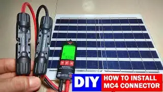PAANO MAG INSTALL NG MC4 CONNECTOR SA SOLAR PANEL